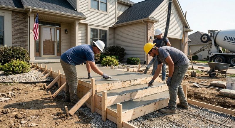 Concrete Installation in Marysville, OH