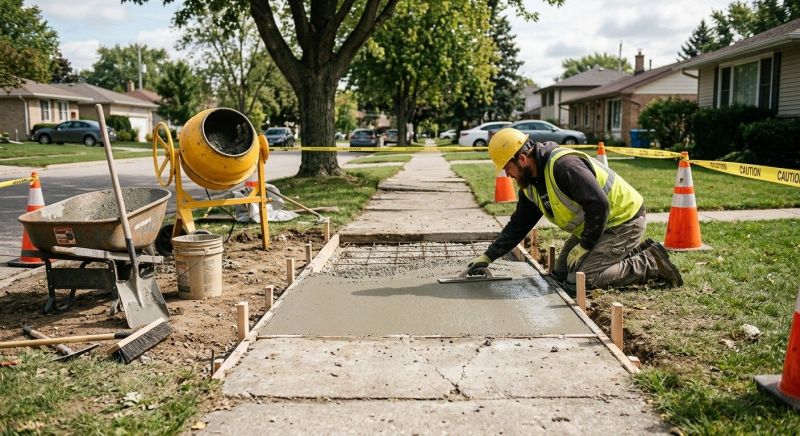 Concrete Installation in Marysville, OH
