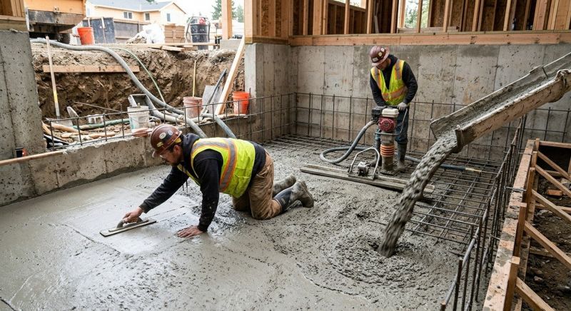 Basement Concrete Installation in Lewis Center, OH