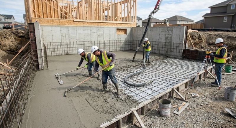 Basement Concrete Installation in Lewis Center, OH