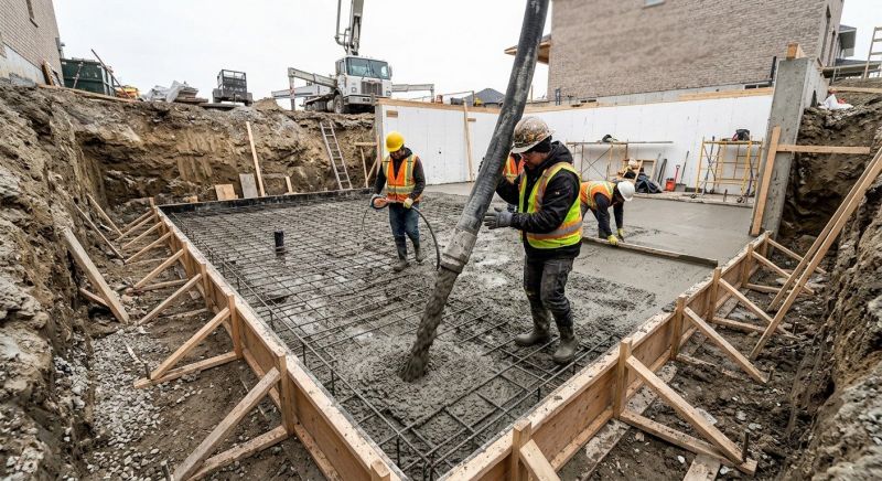 Basement Concrete Installation in Plain City, OH