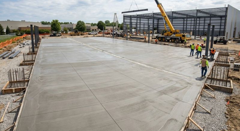 Commercial Slab Construction in Waldo, OH
