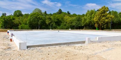 Commercial Slab Installation in Hilliard, OH