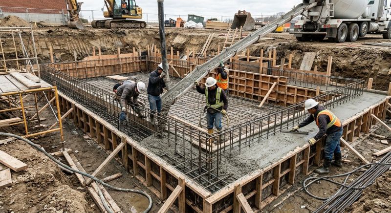 Concrete Basement Pouring in Marysville, OH