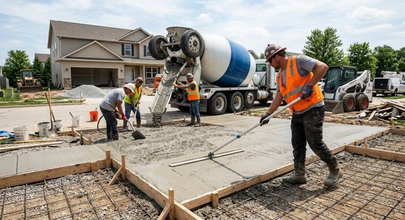 Concrete Service in Bellefontaine, OH