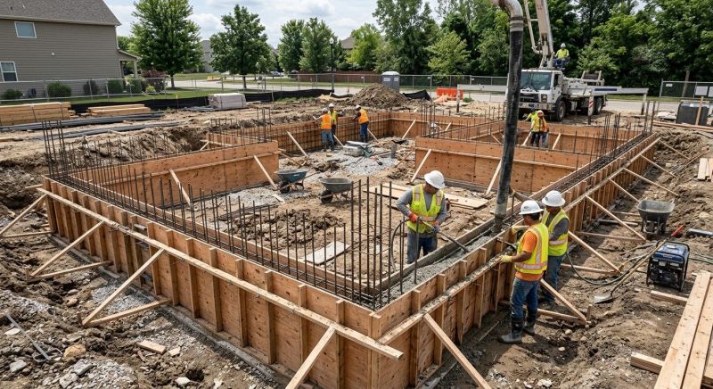 Foundation Construction in Logan County, OH