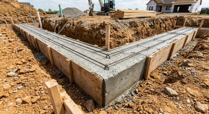 Foundation Footer Installation in Marysville, OH