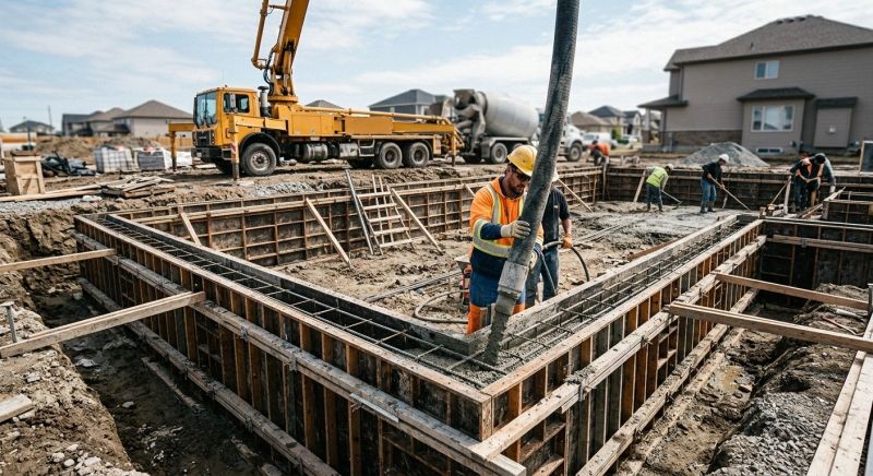 Foundation Wall Pouring in Galloway, OH