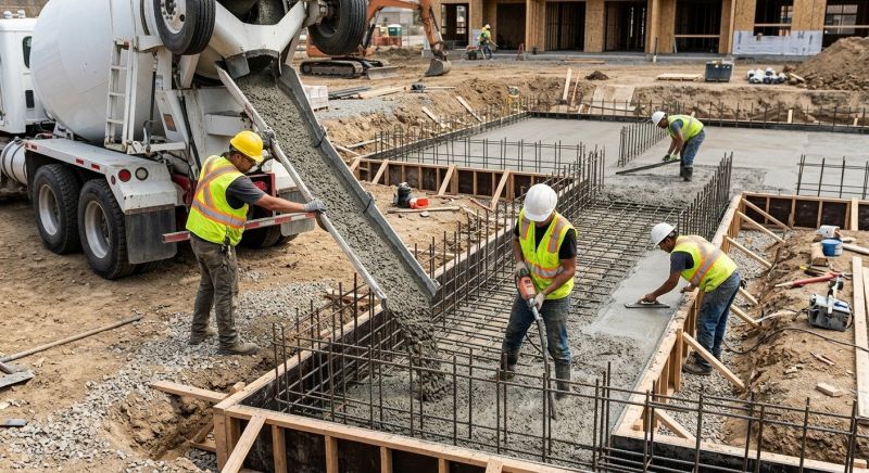Foundation Wall Pouring in Marysville, OH