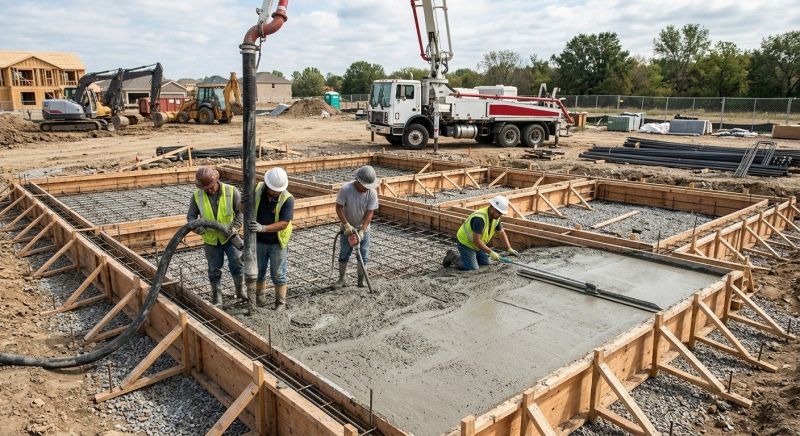Foundation Wall Pouring in Powell, OH